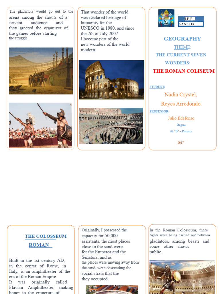 The Roman Coliseum | PDF
