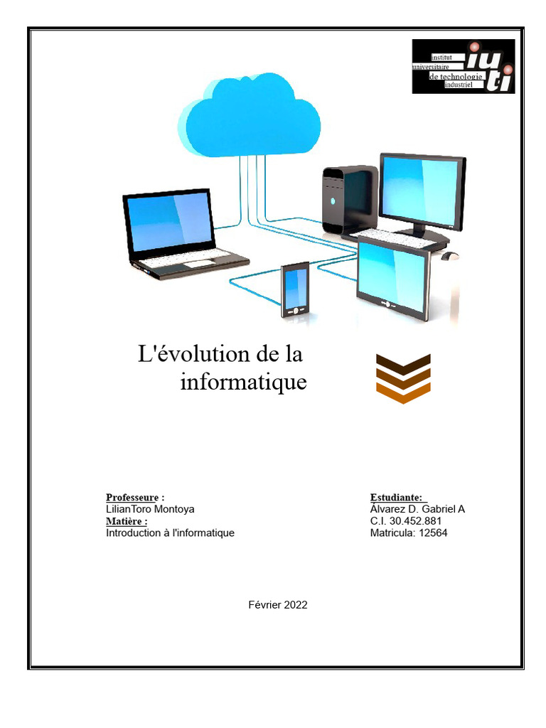 Évolution de l'informatique en quatre générations | PDF | Programmation ...