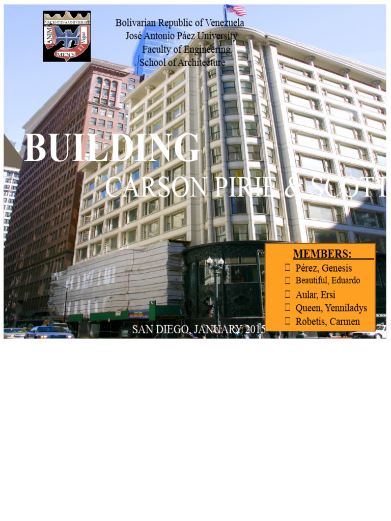 Carson Pirie Scott Building Analysis | PDF | Architectural Design