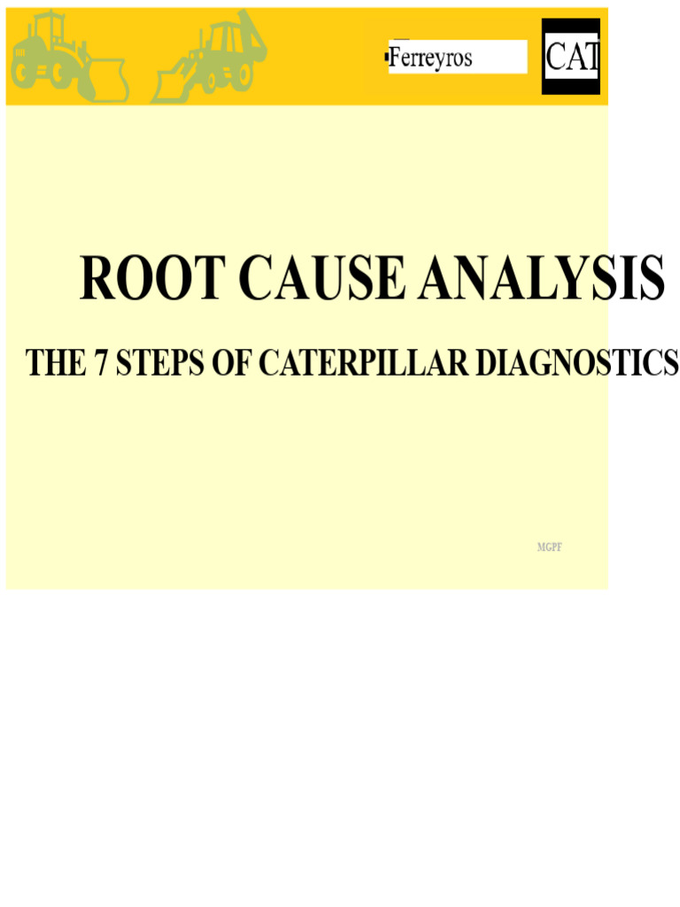 7-Step Caterpillar Diagnostic Process | PDF | Troubleshooting