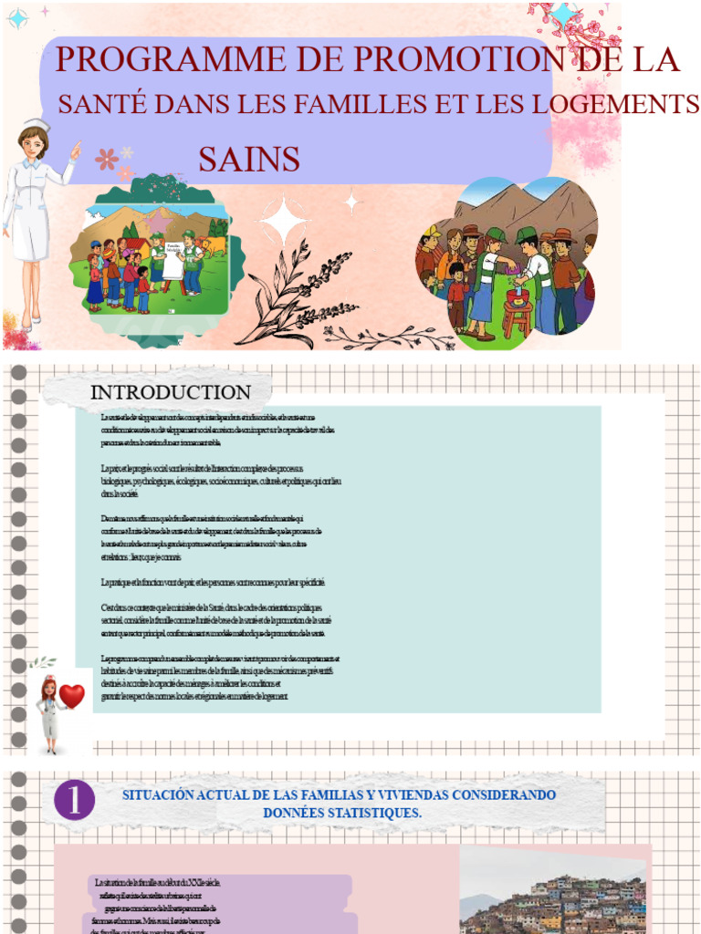 Promotion de la santé en familles et logements | PDF | Promotion de la ...