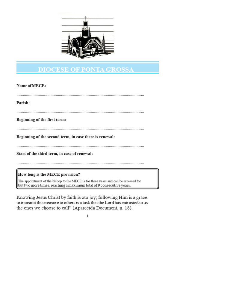 MEC Manual | PDF | Eucharist | Catholic Church