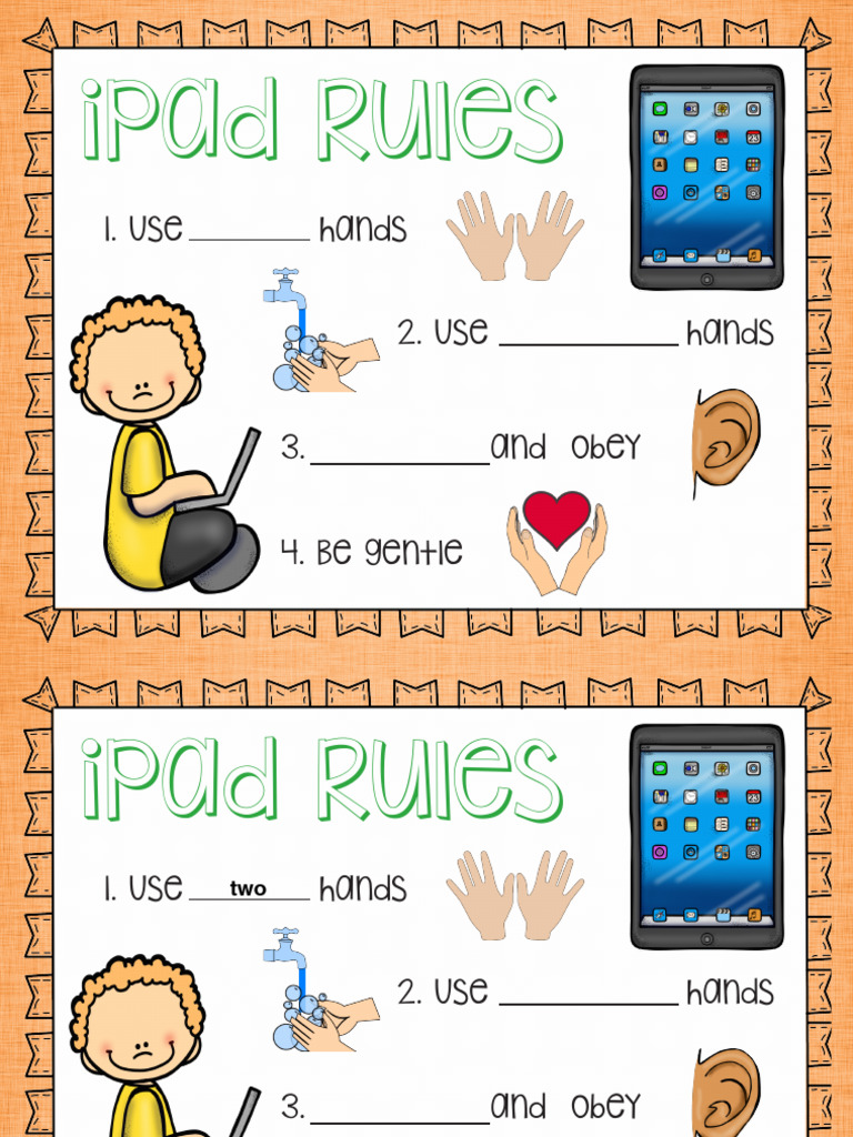 Essential iPad Usage Rules | PDF