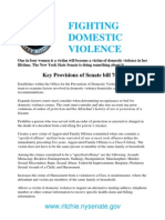 Fact Sheet On Domestic Violence Reform