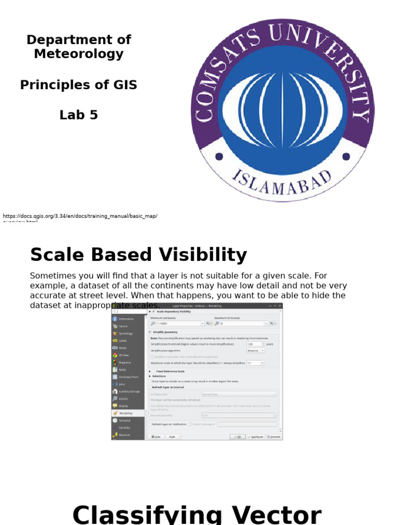 Lab 5 (Scale Based Visibility , Viewing Layer Attributes , Labels ...