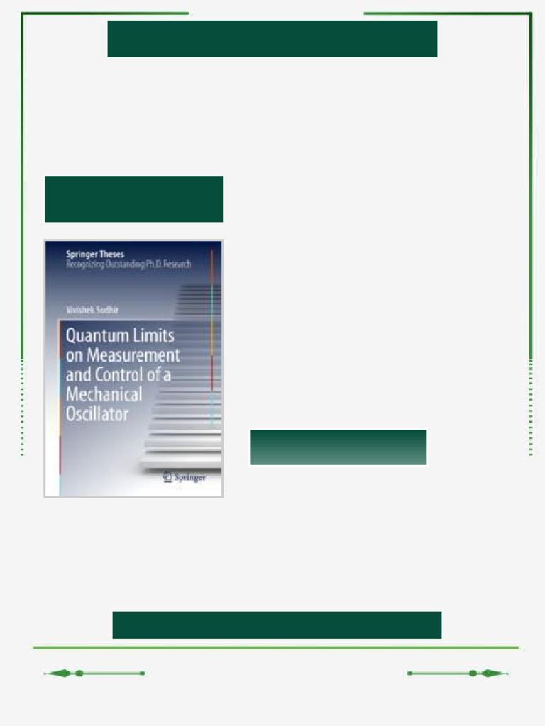 Quantum Limits On Measurement and Control of A Mechanical Oscillator ...
