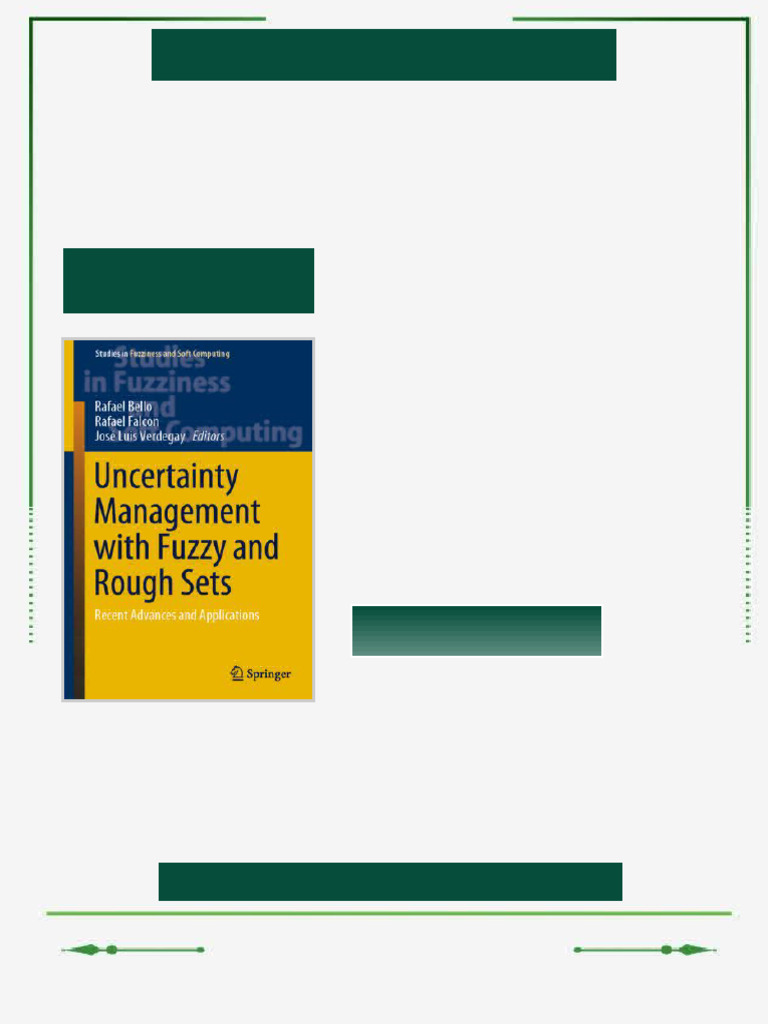 Uncertainty Management With Fuzzy and Rough Sets Recent Advances and ...