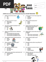 Kuiz Ulangkaji Sains Tingkatan 3