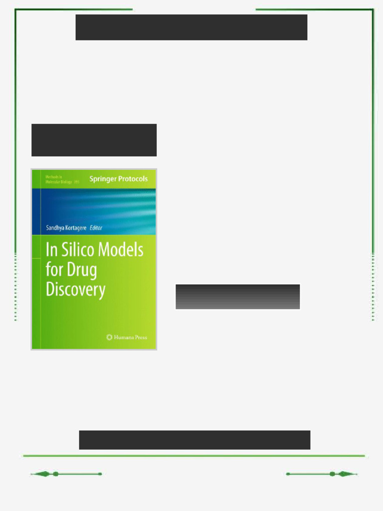 In Silico Models for Drug Discovery 1st Edition Markus Lill (Auth ...