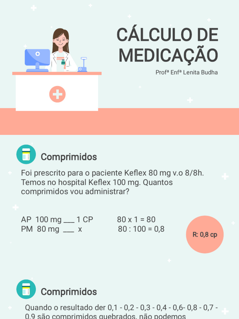 Cálculo de Medicação em Enfermagem | PDF | Antibióticos