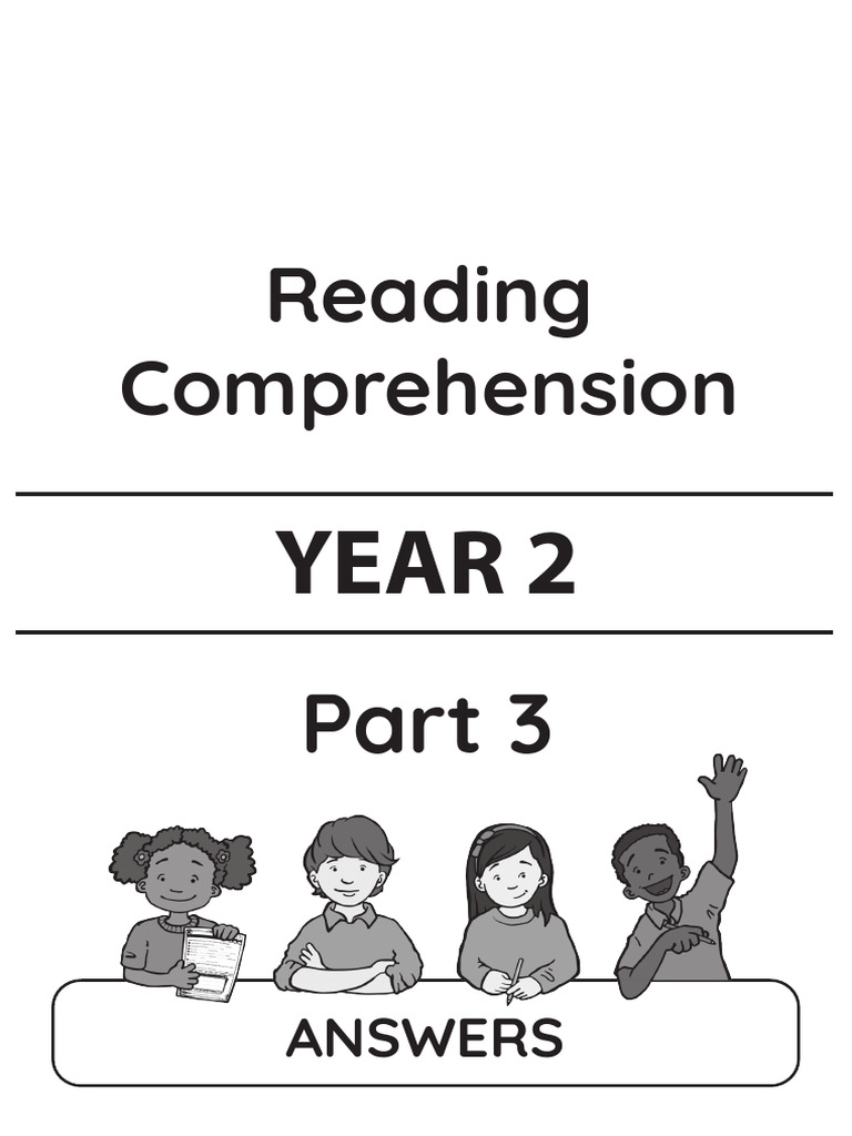 Y2 Reading Comprehension Learning Activity Booklet 3- Answers | PDF ...