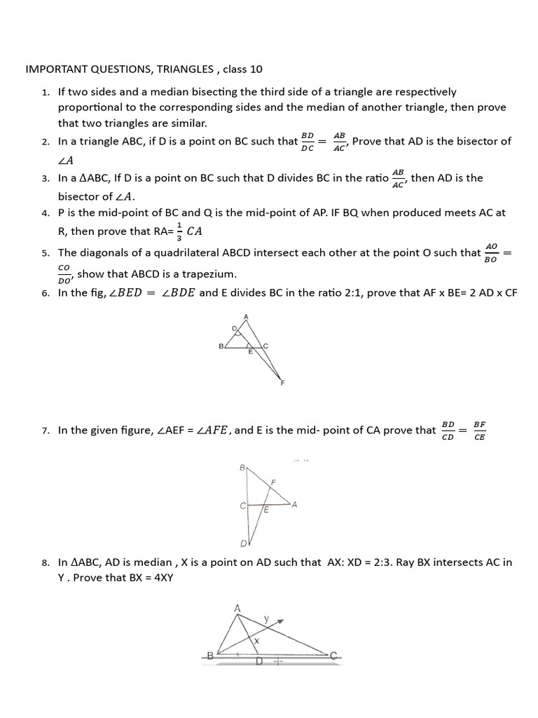 Construction Questions, Triangles | PDF | Euclidean Plane Geometry ...
