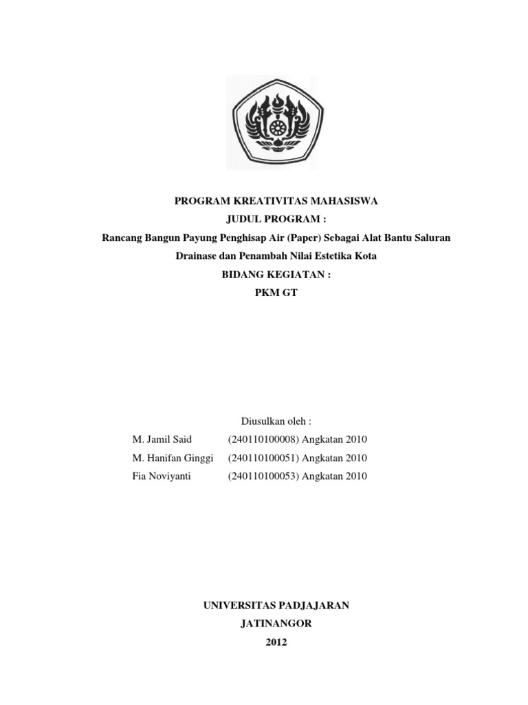 Buat PKM GT | PDF | Griya & Taman