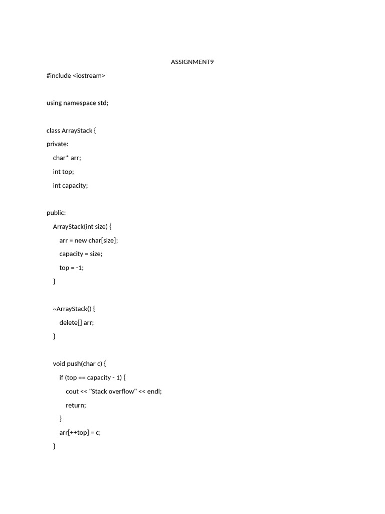 Assignment 9 | PDF