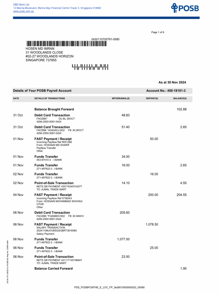 11 | PDF | Overdraft | Banking