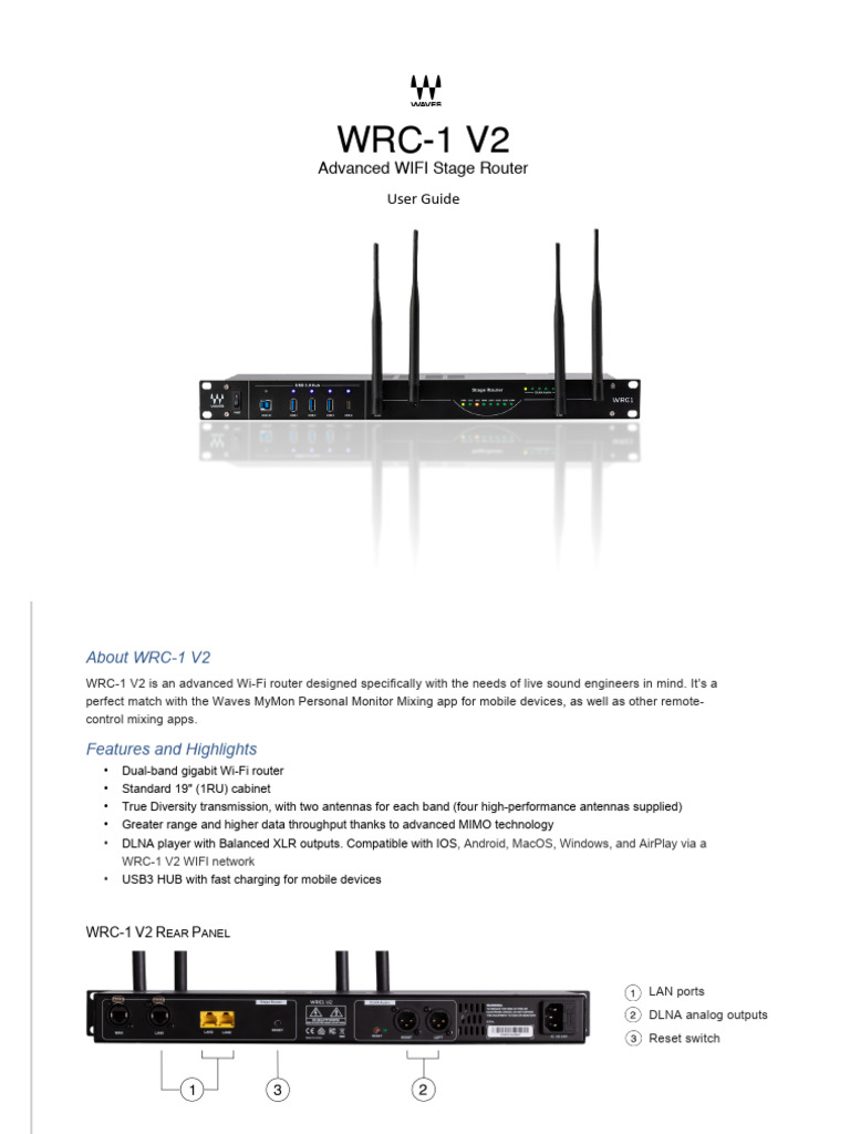 Wrc1 v2 Wifi Stage Router | PDF | Wi Fi | Computer Science