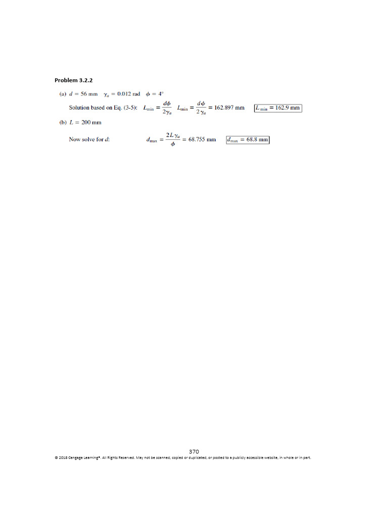 Cengage Learning Problem Set Solutions | PDF