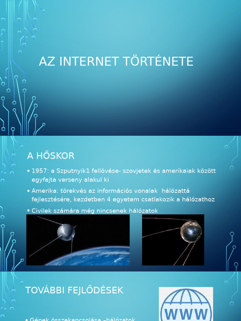 Az Internet Története | PDF