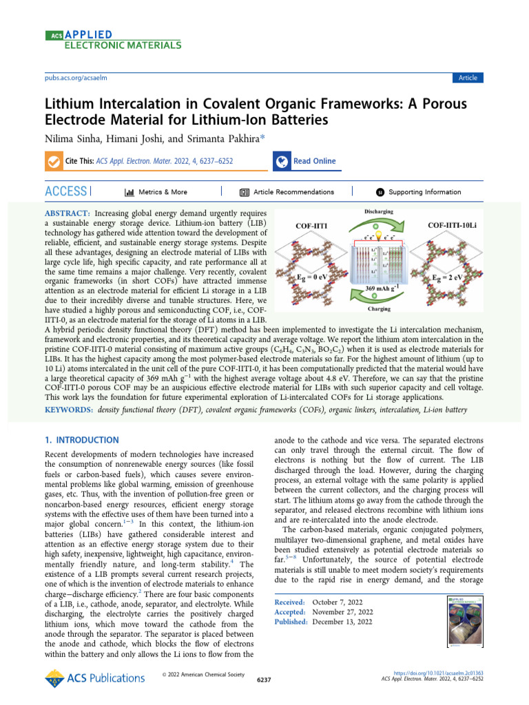 Paper Front 4 | PDF | Lithium Ion Battery | Anode