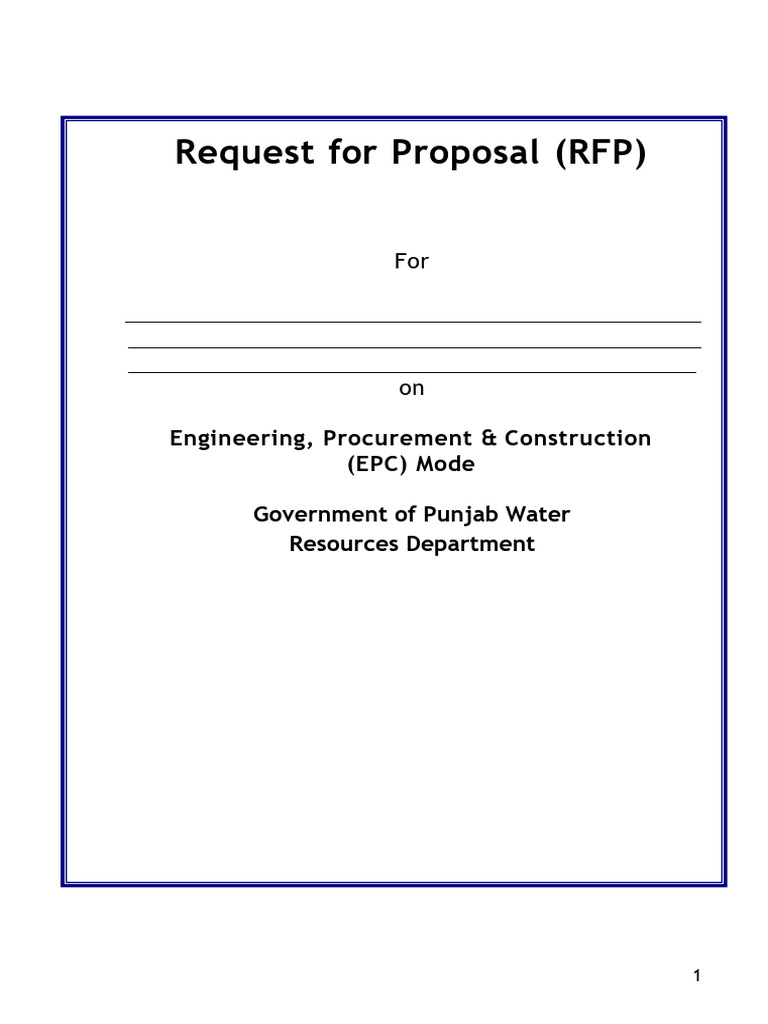 RFP for Steel Bridge Construction in Punjab | PDF | Companies | Joint ...