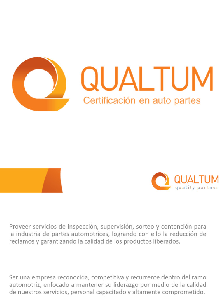 Valores y Políticas de Qualtum Nafta | PDF | Calidad (comercial)