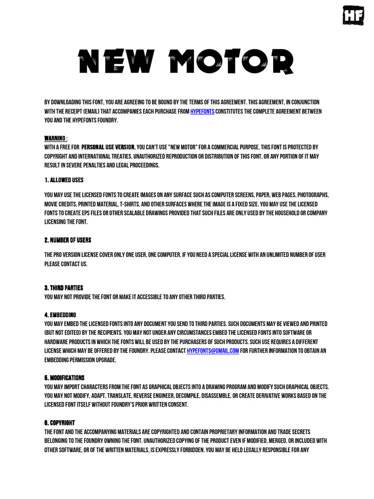 Eula New Motor | PDF | Business Law | Private Law