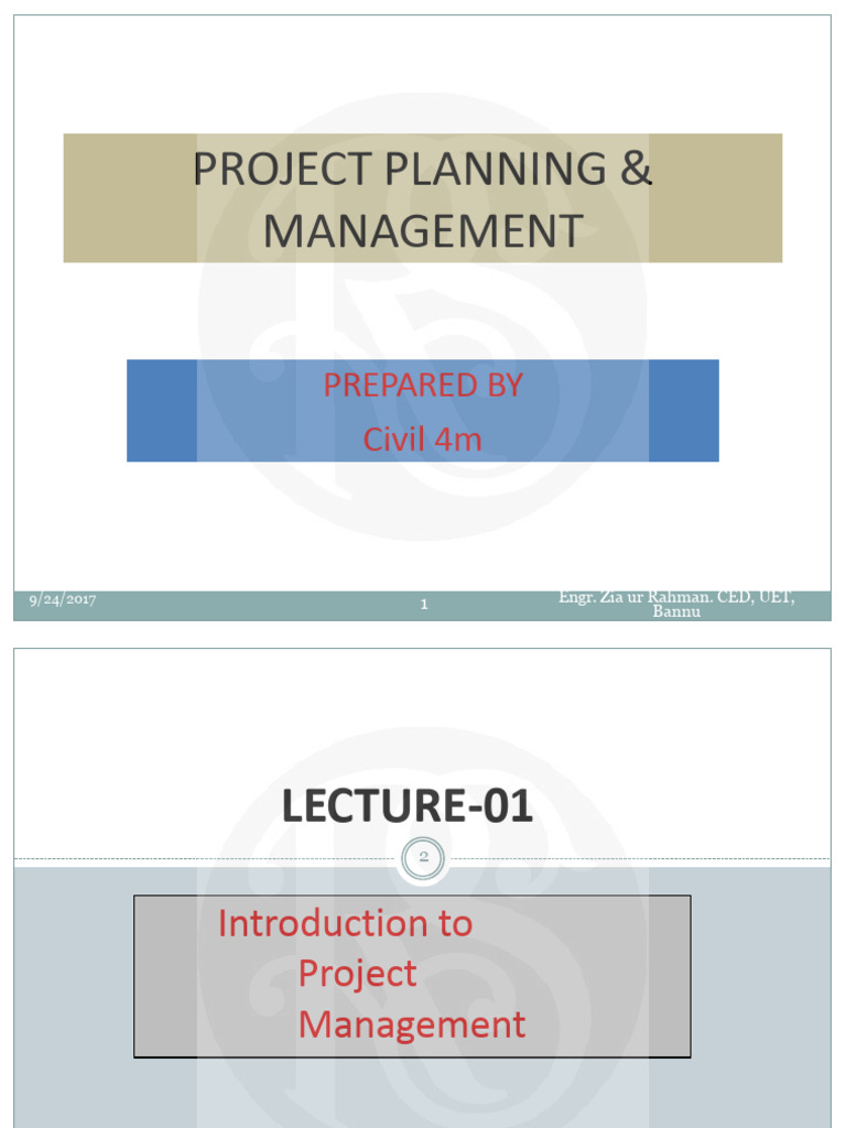 Project Planning and Management | PDF | Project Management
