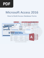 Customizing MS Access Form Controls | PDF | Microsoft Access | Button ...