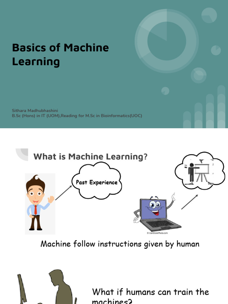 Basics of Machine Learning - Lecture 02 | PDF | Machine Learning ...