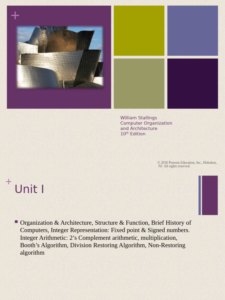 Computer Organization & Architecture Overview | PDF | Microprocessor ...