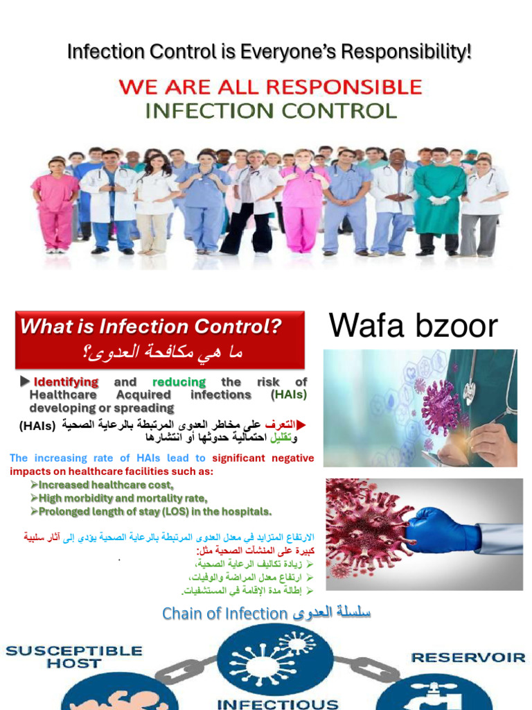 Infection Control Without First Last | PDF
