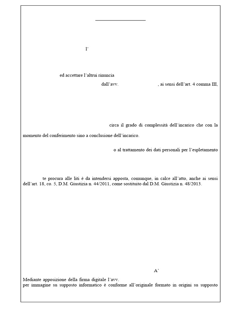 Procura Speciale Miklos Baller | PDF