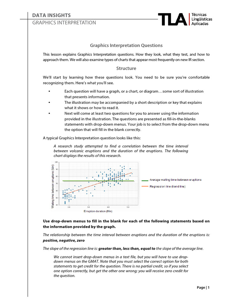 Graphics Interpretation | PDF | Scatter Plot | Pie Chart