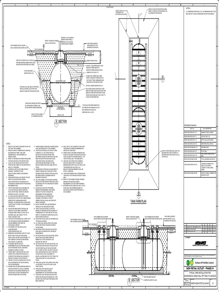 Tank Installation Guidelines and Specifications | PDF | Civil Engineering