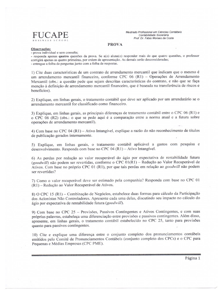 3 - Prova | PDF