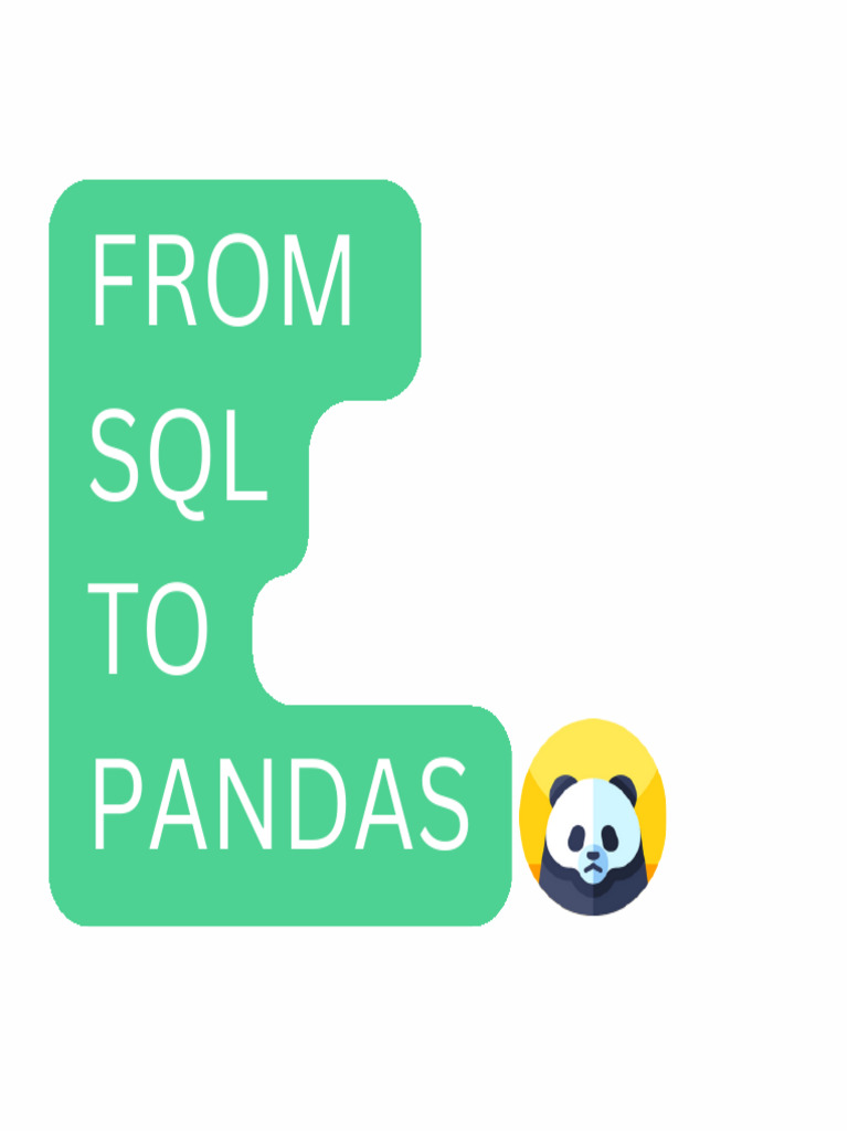 SQL to Pandas DataFrame Guide | PDF