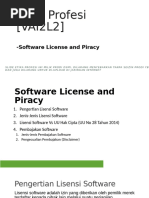 Jenis dan Contoh Lisensi Software | PDF