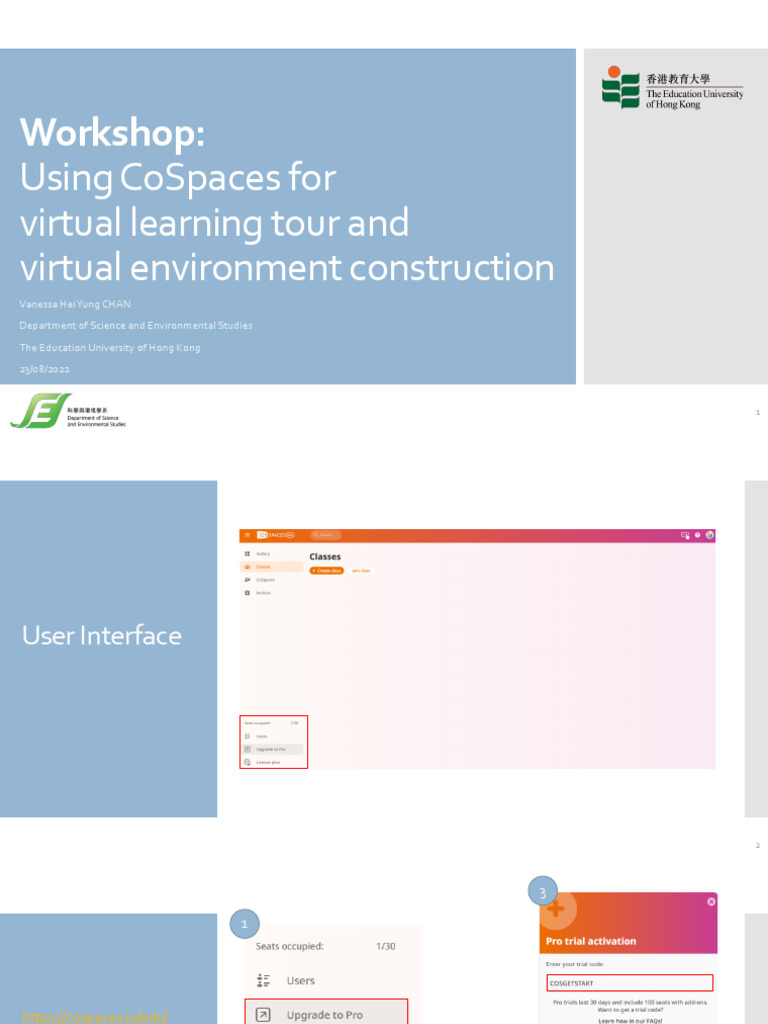 CoSpaces Workshop for Virtual Learning | PDF | 3 D Computer Graphics ...