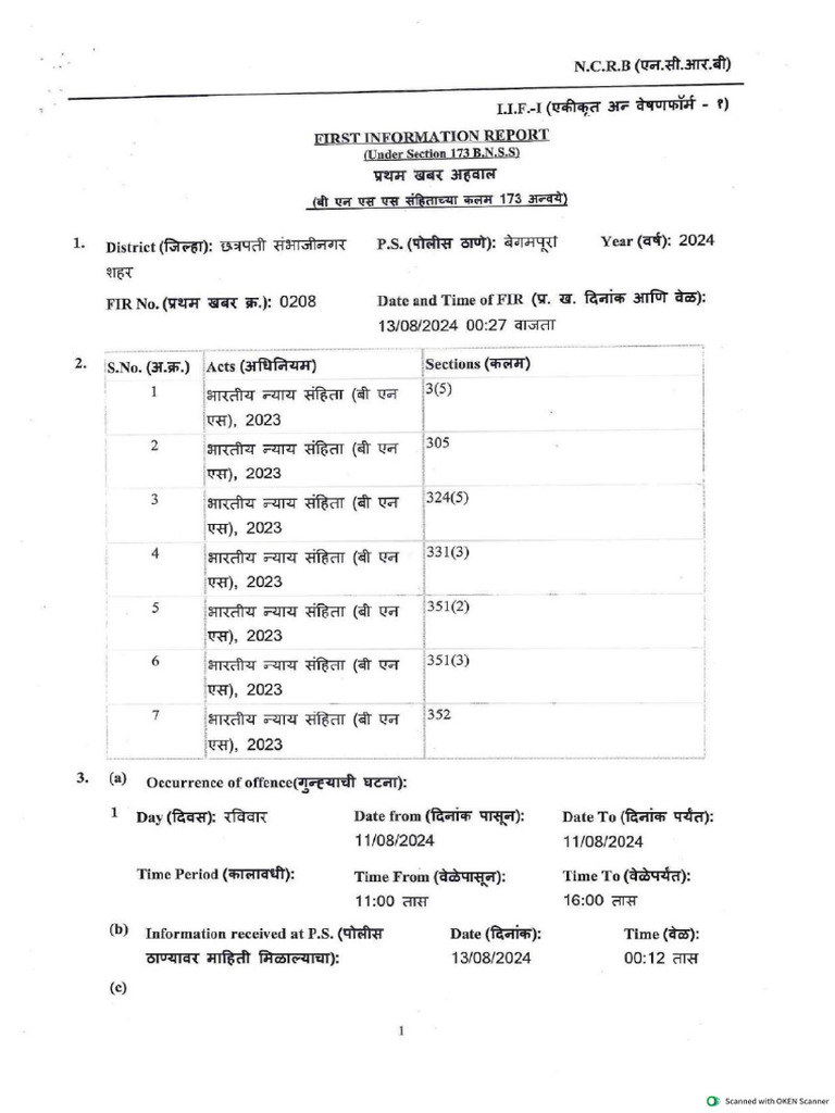 Subhash Joshi Fir | PDF