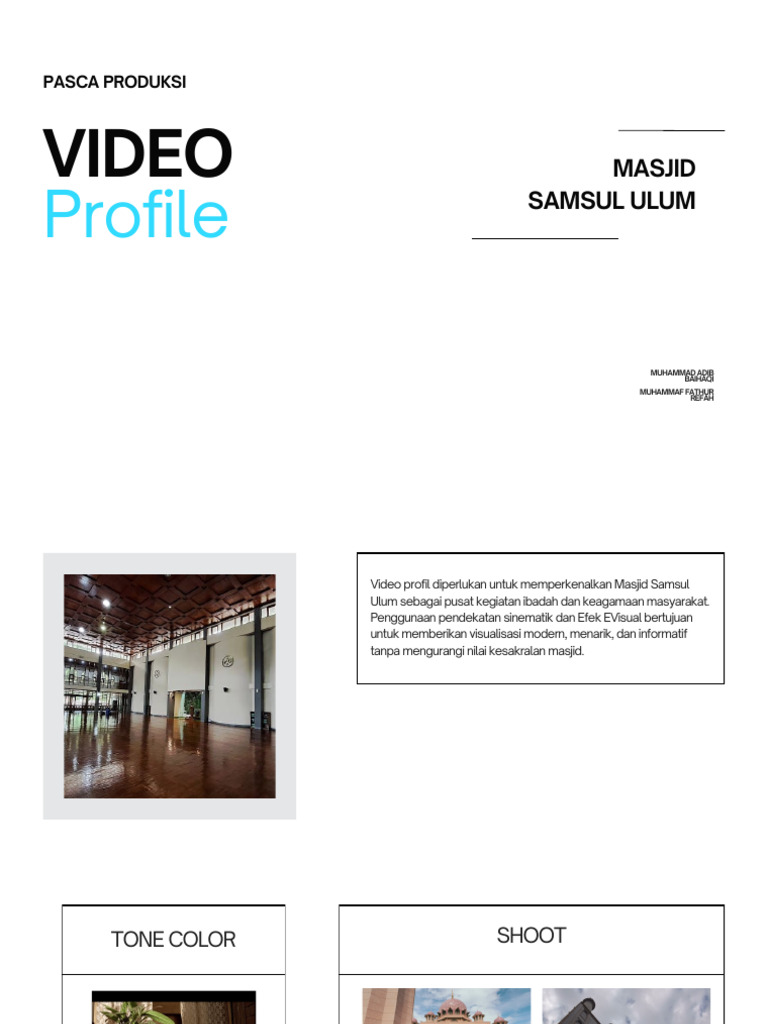 White and Blue Simple Company Profile Presentation | PDF