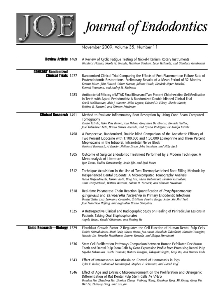 TOC Joen | PDF | Medical Specialties | Dentistry Branches
