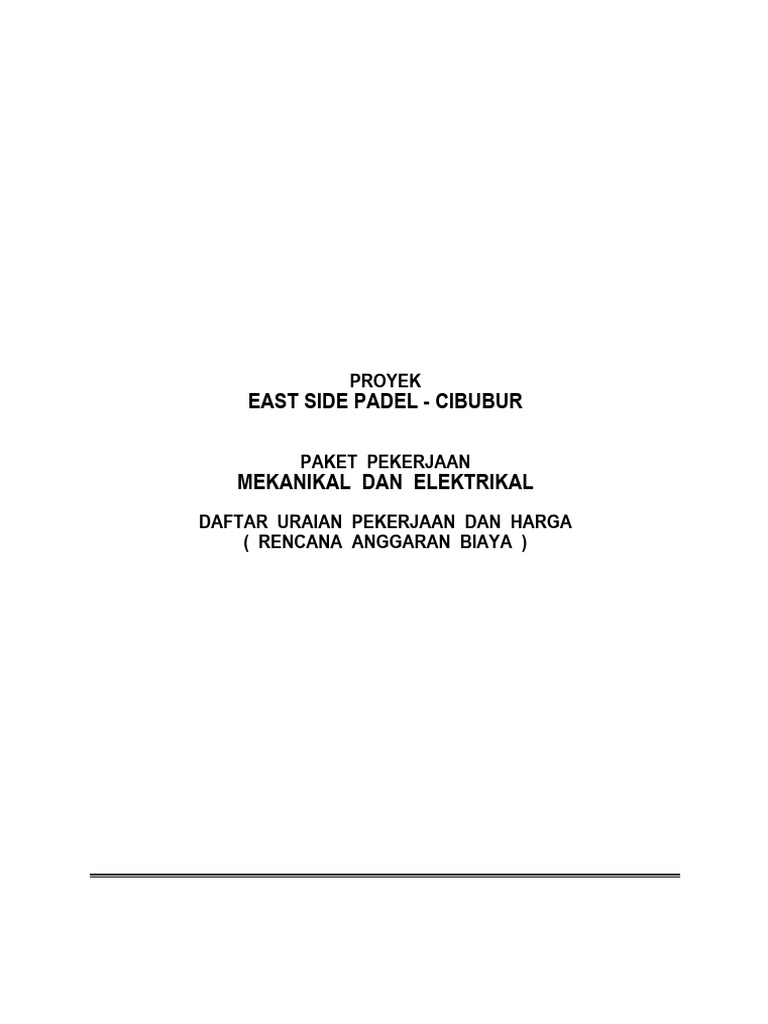 BQ Mep East Side Padel Pompa | PDF