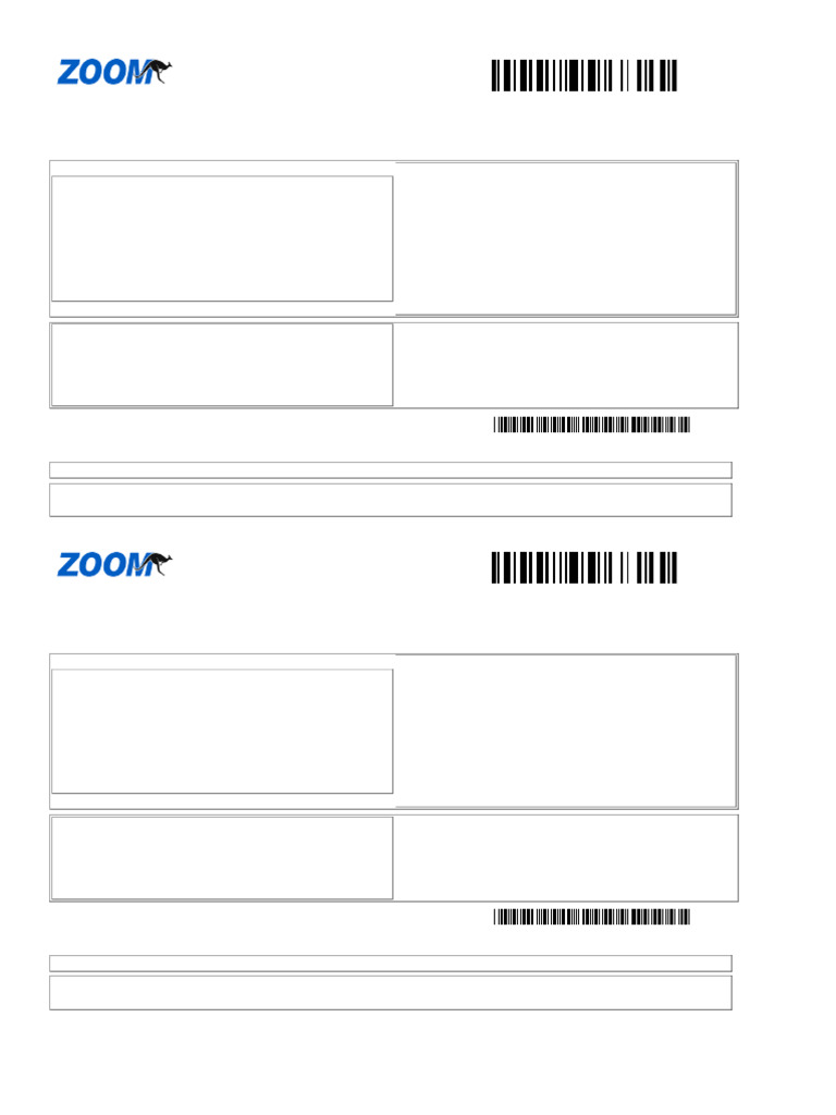 Envío Nacional ZOOM: Detalles y Seguimiento | PDF