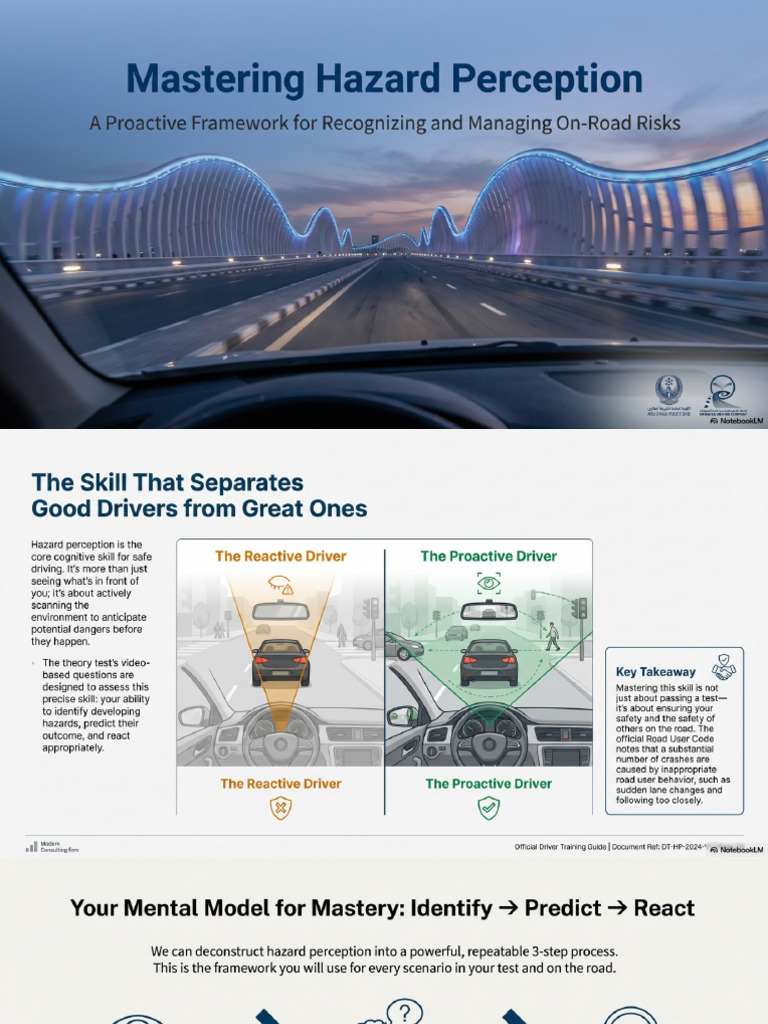 03.1.2 Segment-3 Traffic Movement Risks Hazard - Perception - Mastery | PDF