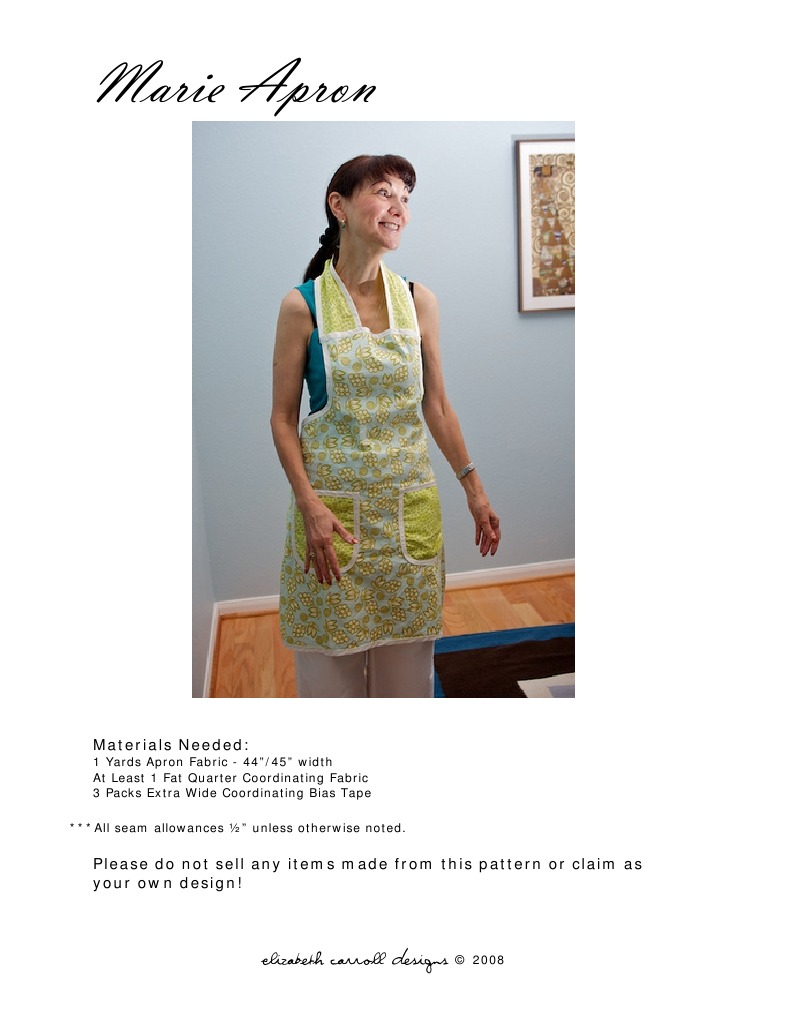 Marie Apron | PDF
