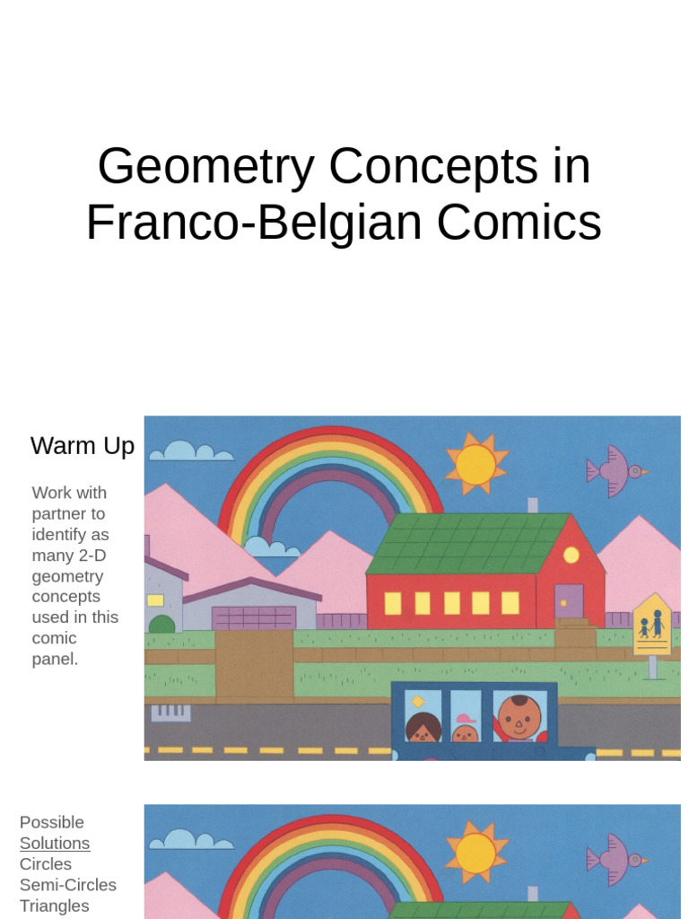 Geometry in Franco-Belgian Comics | PDF | Area | Euclidean Geometry