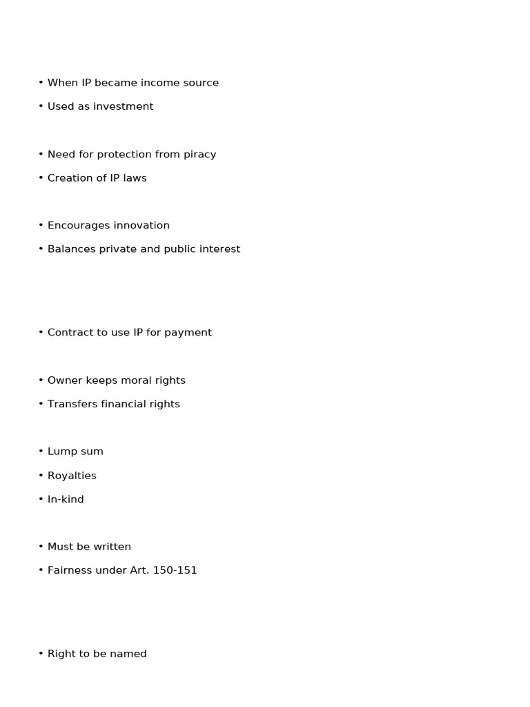 IP Law Mind Maps TextVersion | PDF