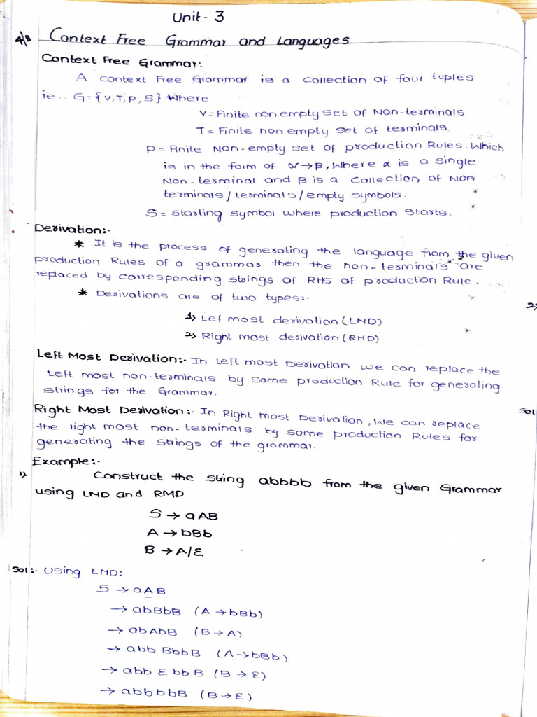 TOC Unit-3 Scan | PDF | Mathematical Logic | Linguistics