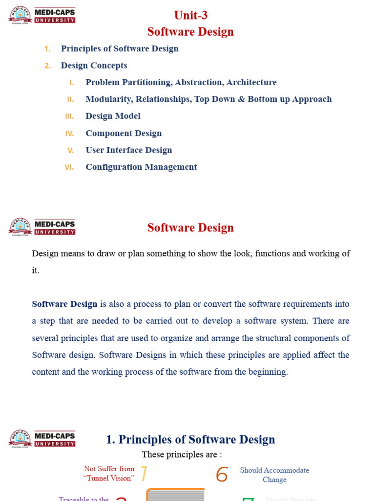 Principles of Software Design Explained | PDF | System | Information ...