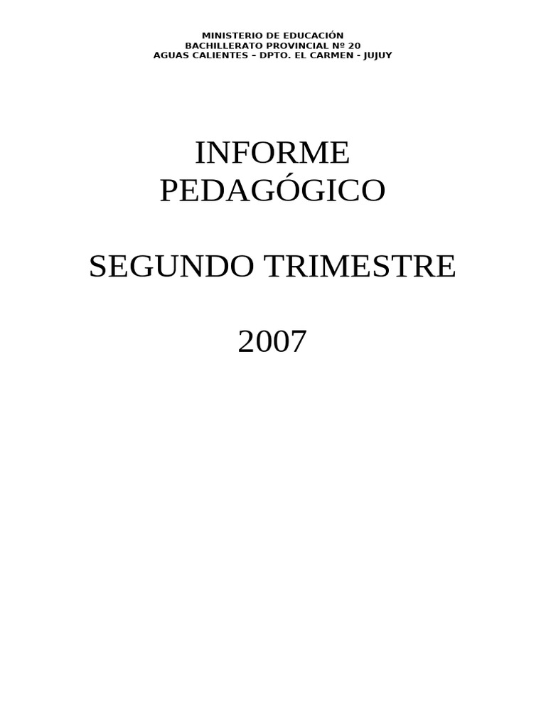 Informe 2 Cuali | PDF | Aprendizaje
